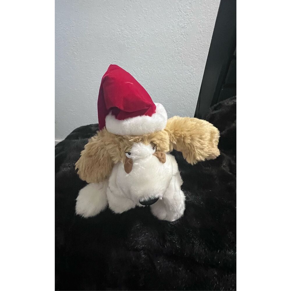 GEMMY Animated Hound Dog Plush - Singing!Deck The‎ Halls! Works Christmas
